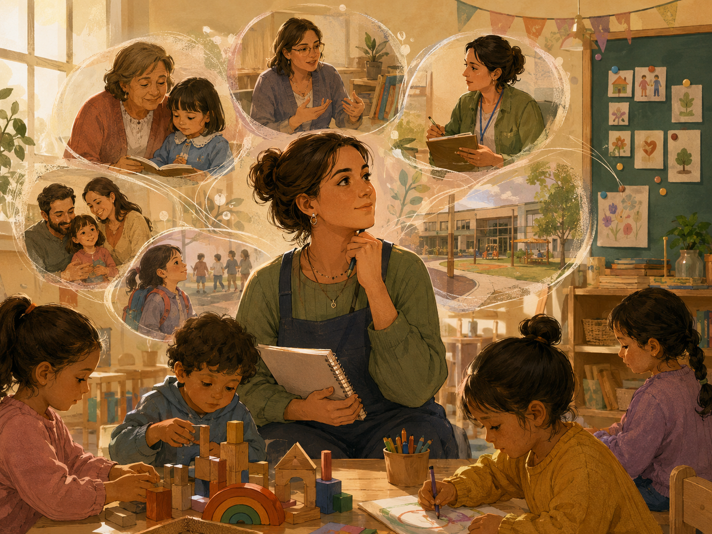 Las voces con las que aprendemos a enseñar, acompañar y cuidar